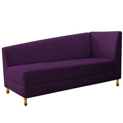 Recamier Valéria 140cm Lado Esquerdo Suede Roxo Doce Sonho