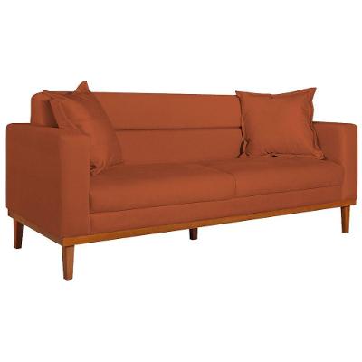 Sofá 2 Lugares Viena Suede - Amarena Móveis Cor Terracota