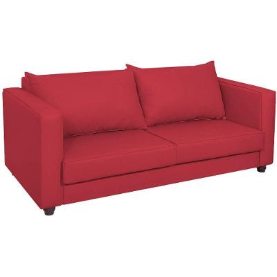Sofá 2 Lugares Lisboa Suede - Amarena Móveis Cor Vermelho