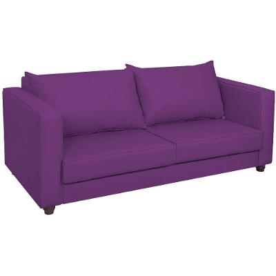 Sofá 2 Lugares Lisboa Suede - Amarena Móveis Cor Roxo