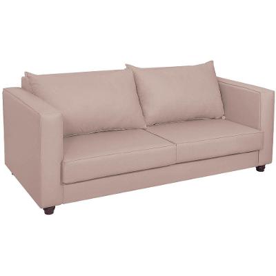 Sofá 2 Lugares Lisboa Suede - Amarena Móveis Cor Rosê