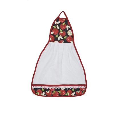 Bate Mão Atoalhado 54cm X 39cm Com Detalhe Matelado Maçã