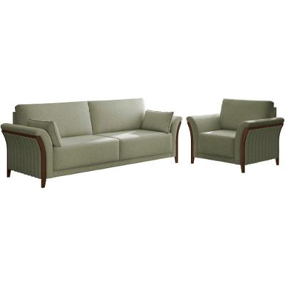 Kit Sofa 162 Cm E Poltrona Decorativa Royalle Linho Tce 1026 Moll Tce 1026