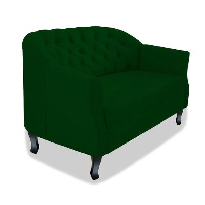 Namoradeira Julia A02 Suede - Amarena Móveis Cor Verde