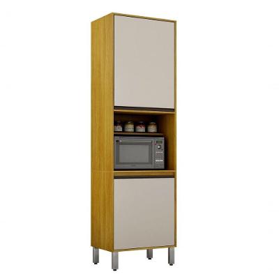 Paneleiro 2 Portas Eduarda Chf Moveis Cinamomo/Off White.