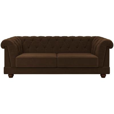Sofa 3 Lugares 220 Cm Ponteio Veludo Sl 942 Moll Sl 942