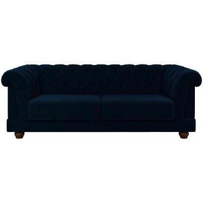 Sofa 3 Lugares 220 Cm Ponteio Veludo Sl 948 Moll Sl 948