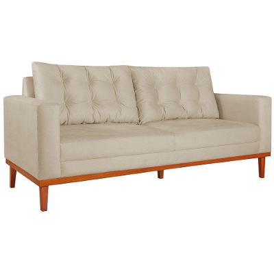 Sofá 2 Lugares Dubai Suede Bege