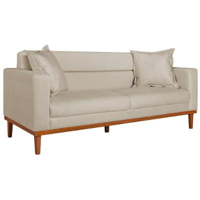 Sofá 2 Lugares Viena Suede Bege