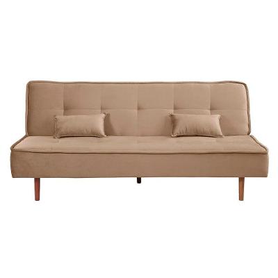 Sofá Cama Silver Linho Capuccino 1,92 - Speciale Home Marrom