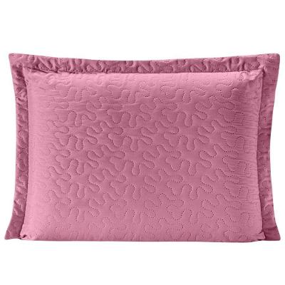 Porta Travesseir Rosa caqui Avulso Dupla Face com Zíper