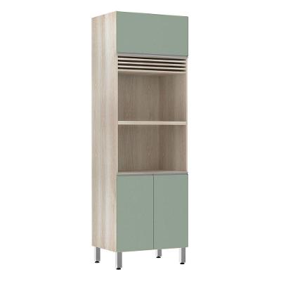 Paneleiro 70cm 3 Portas com Espaço para Forno e Micro-ondas