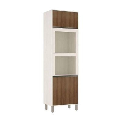 Paneleiro Luciane Nicho Para Microondas 4 Portas Linea Patina/Avela