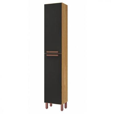 Paneleiro Indekes Monza Simples 2 Portas 40 Cm Freijo/Chumbo
