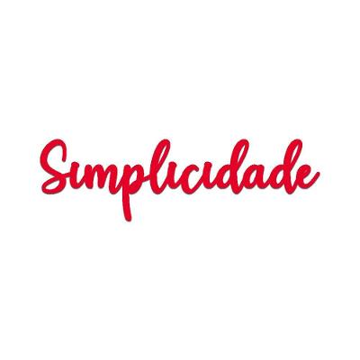 Arte Simplicidade 38cmx11cm - Cria Arte Laser Vermelho