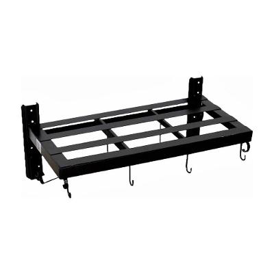 Paneleiro Suporte Para Panelas Aço Carbono N01 Pequeno Preto