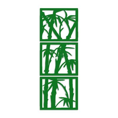 Kit De Quadros Bamboo 30cmx26cm - Cria Arte Laser Verde Escuro