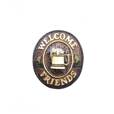 Placa Decorativa - Welcome Friends Chopp