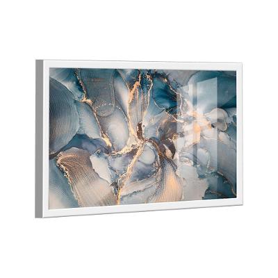 Quadro Abstrato Azul Gold -- Br Artes