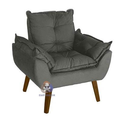 Poltrona Opala Chumbo Smf Decor