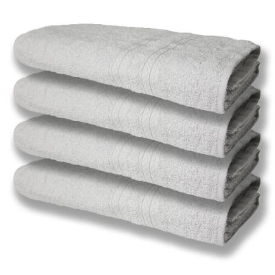 4 Toalhas Super Felpudas Grande E Grossa Algodão 80x150 Branco