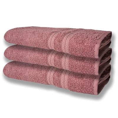 3 Toalhas Super Felpudas Grande E Grossa Algodão 80x150 Rosê