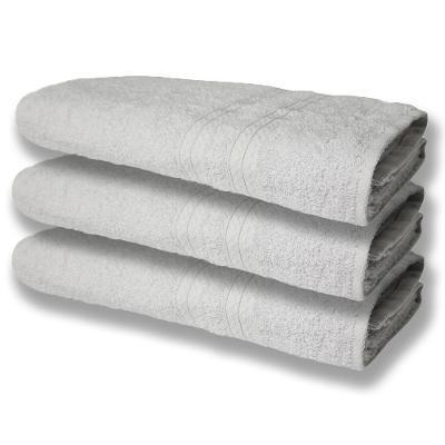3 Toalhas Super Felpudas Grande E Grossa Algodão 80x150 Branco