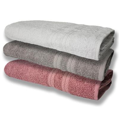 3 Toalhas Super Felpudas Grande E Grossa Algodão 80x150 Br+cz+re.