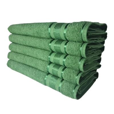 5 Toalhas Super Gigante Grossa Abraça O Corpão 80x180 Egito Verde