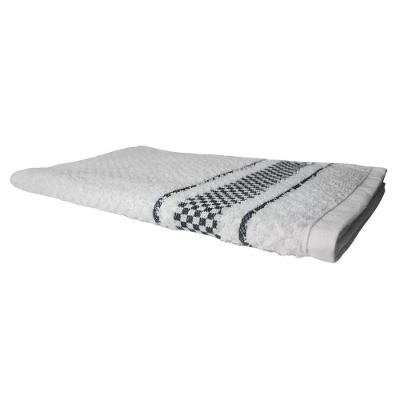 Pano De Prato Atoalhado Felpudo 370G/M² 45X70Cm Preto Preto