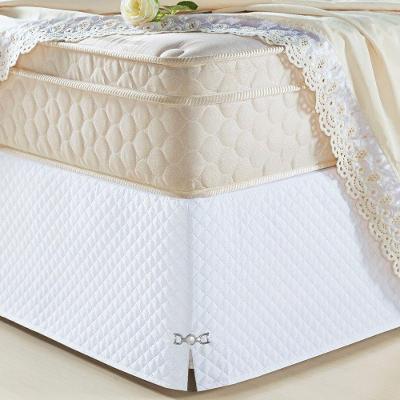 Saia Box Queen Olimpo Microfibra Matelassê - Branco