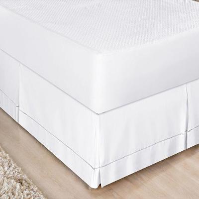 Saia Box Queen Ponto Palito Micropercal - Branco