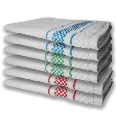 6 Panos De Prato Atoalhado Felpudo Premium Vm+Az+Vd