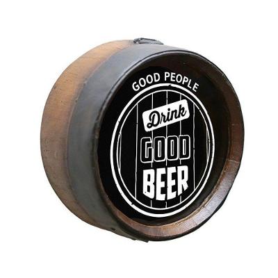 Quadro Decorativo Porta Rolhas Redondo Good Beer - Grande 1094