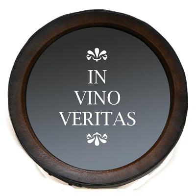 Quadro Decorativo Porta Rolhas Redondo Veritas - Grande