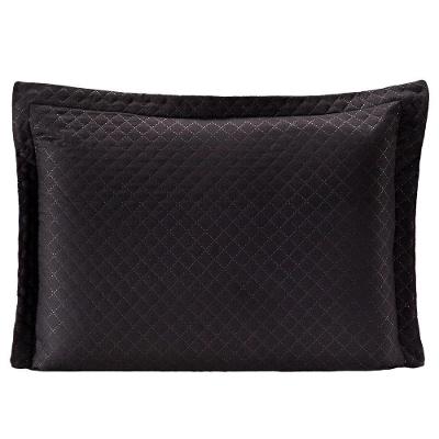 Porta Travesseiro Preto/rosa Avulso DuplaFace Microfibra