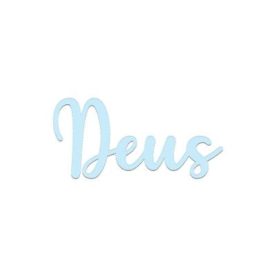 Arte Deus 27,5cmx13cm - Cria Arte Laser Azul Claro