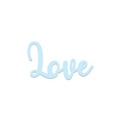 Arte Love 25,5x15cm - Cria Arte Laser Azul Claro