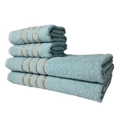 Kit 4 Toalhas 2 Banho 2 Rosto Dubai 100% Algodão Verde