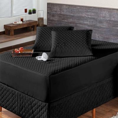 Protetor De Colchão Impermeável Matelado King Preto