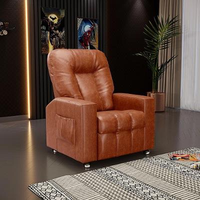Poltrona Do Papai Reclinável Sala De Cinema Pequim Manual Pu Camel G23 - Gran Belo