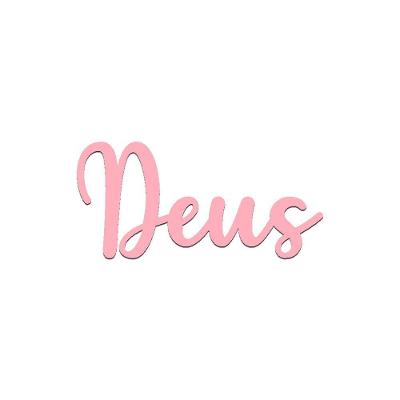 Arte Deus 27,5cmx13cm - Cria Arte Laser Rosa Claro