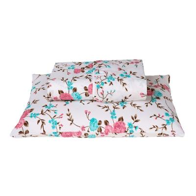 Jogo De Lençol Solteiro 180 Fios Floral Rosé 2 Peças