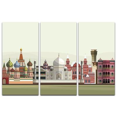 Kit Placas Quadros Decorativos 3 pç 30x60 Marcos Incríveis