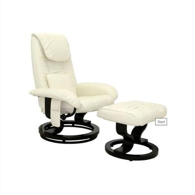 Poltrona De Massagem Louisiana Rivatti Com Apóio Para Pés Revestimento Creme