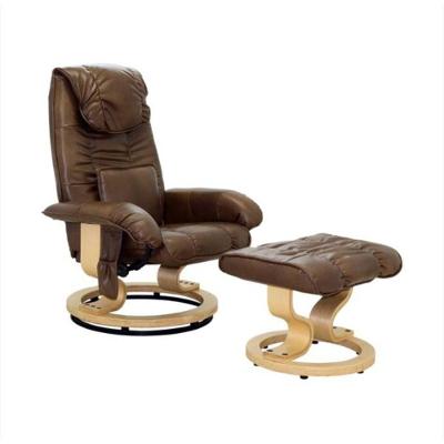 Poltrona De Massagem Louisiana Rivatti Com Apóio Para Pés Revestimento Marrom