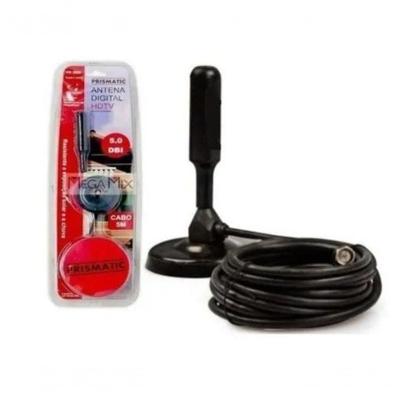 Antena Digital Hdtv Interna /Externa Cabo 5 Metros