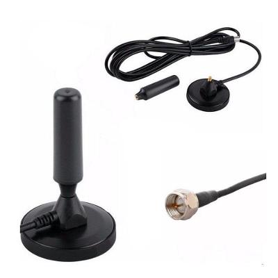 Antena Digital Hdtv Interna Amplificada E Base Magnética