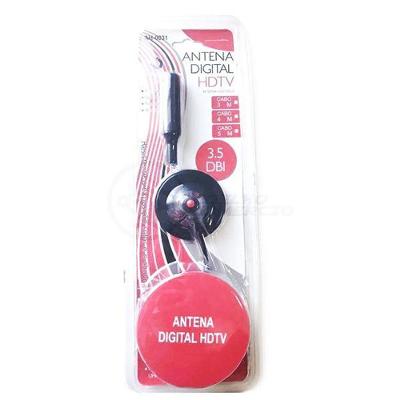 Antena Digital Portátil Interna E Externa Full Hdtv Vhf 4K