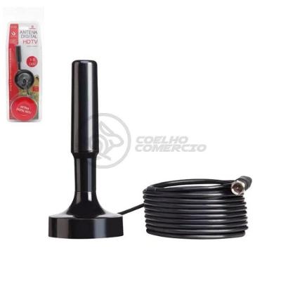 Antena Digital Portátil Interna E Externa Full Hdtv Vhf 4K